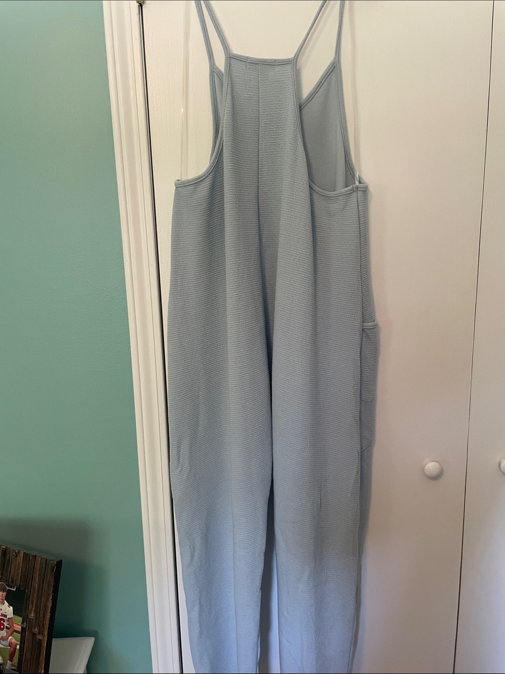 Blue Textured Onsie